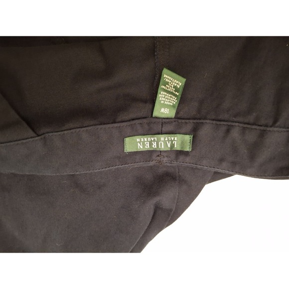 Lauren‎ Ralph Lauren Womens 18W Navy Blue Straight Leg Pants - Picture 4 of 5